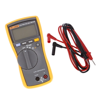 FLUKE 113/APAC True-RMS Utility Multimeter Designed for Basic Electrical Tests VCHEK 600V Max 3 3/4 Digit 6,000 Counts