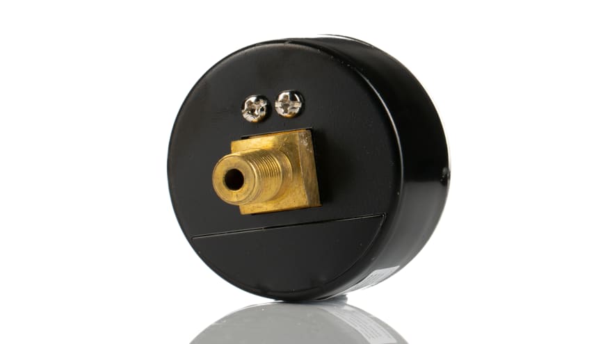 IMI Norgren Analogue Analogue Positive Pressure Gauge 1.6bar Back Entry, 18-015-010, 0bar min. – Model: 18-015-010