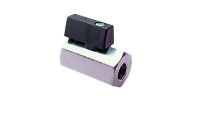 IMI Norgren Nickel Plated Brass Reduced Bore, 2 Way, Ball Valve, G 1/4in, -0.4 → 10bar Operating Pressure – Model: 601112228