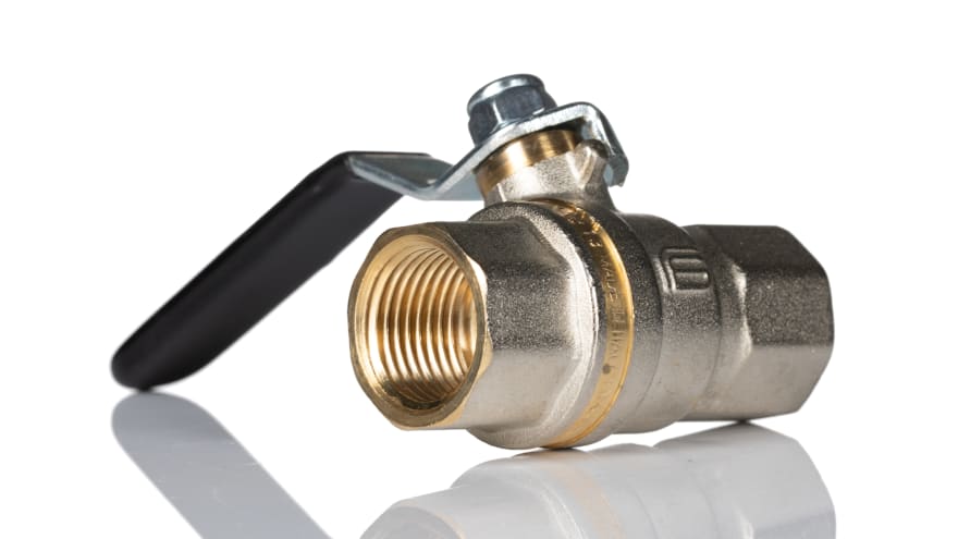 IMI Norgren Nickel Plated Brass Full Bore, 2 Way, Ball Valve, Rp 1/2in, -0.4 → 40bar Operating Pressure – Model: 602112148