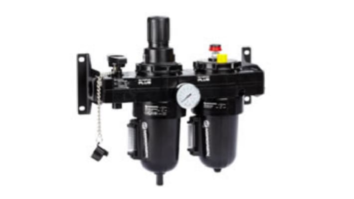 IMI Norgren G 1 Filter Regulator Lubricator, Automatic, Manual Drain, 40μm Filtration Size – Model: BL68-801