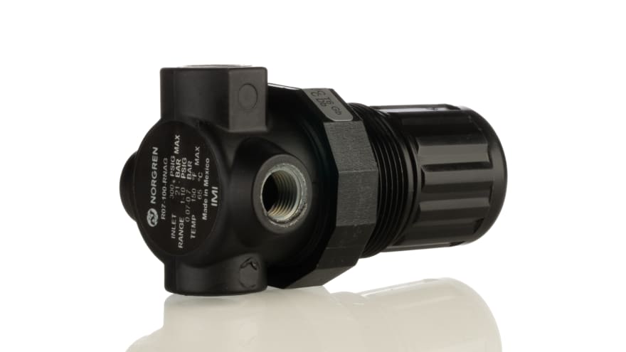 IMI Norgren G 1/8 Pneumatic Regulator - 0.1bar to 0.7bar, 1/8 in, 20bar max. input – Model: R07-100-RNAG