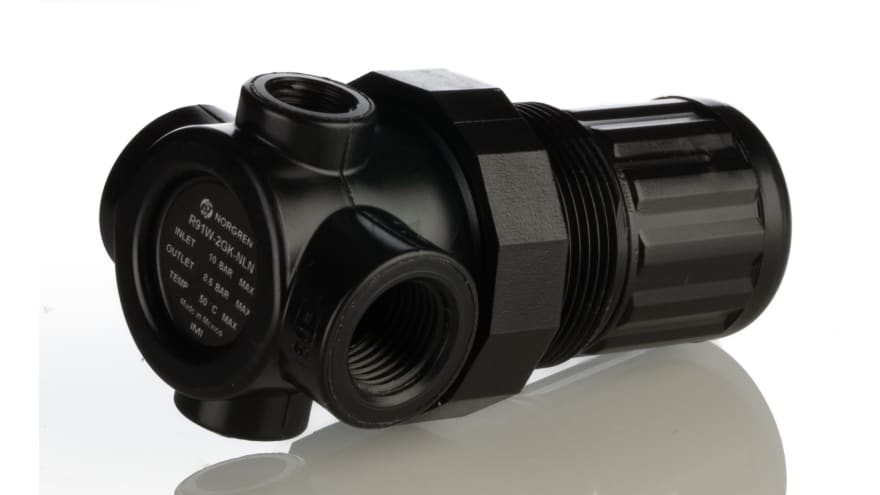 IMI Norgren G 1/4 Pneumatic Regulator - 0bar to 6bar, 1/4 in, 10bar max. input – Model: R91W-2GK-NLN