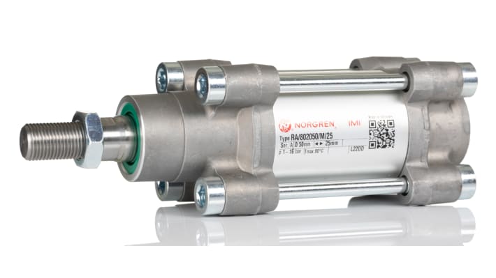 IMI Norgren Double Acting Cylinder - 50mm Bore, 25mm Stroke, RA Series, Double Acting – Model: RA/802050/M/25
