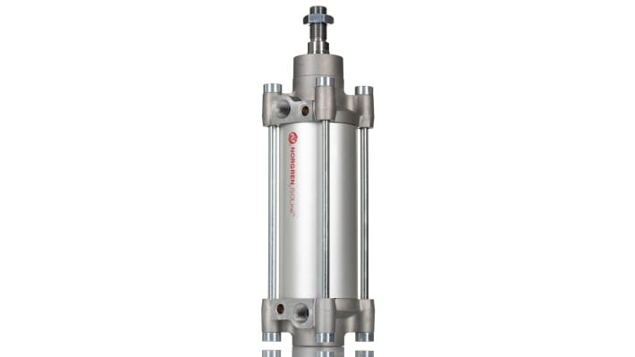 IMI Norgren Double Acting Cylinder - 802063, 63mm Bore, 100mm Stroke, RA Series, Double Acting – Model: RA/802063/M/100