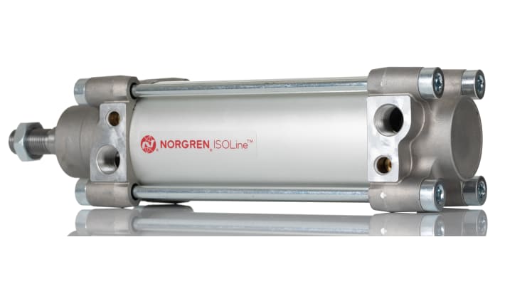 IMI Norgren Double Acting Cylinder - 802063, 63mm Bore, 100mm Stroke, RA Series, Double Acting – Model: RA/802063/M/100
