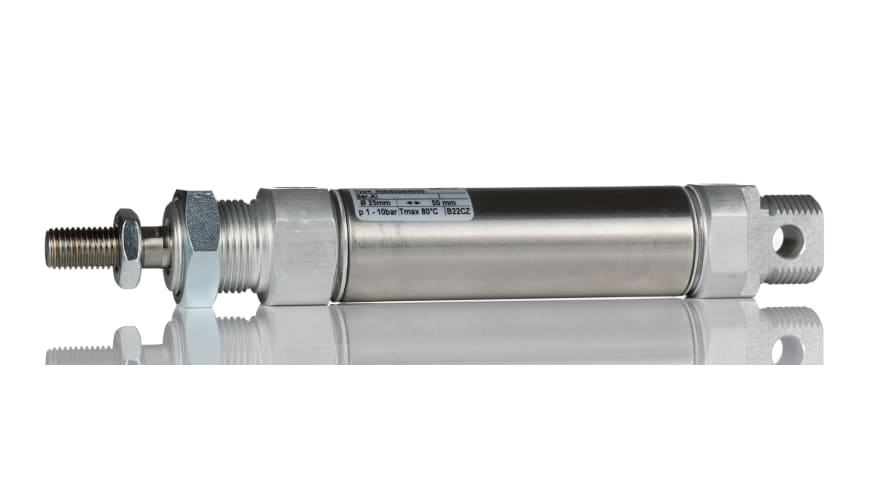 IMI Norgren Pneumatic Roundline Cylinder - 26mm Bore, 50mm Stroke, RM/8000/M Series, Double Acting – Model: RM/8026/M/50