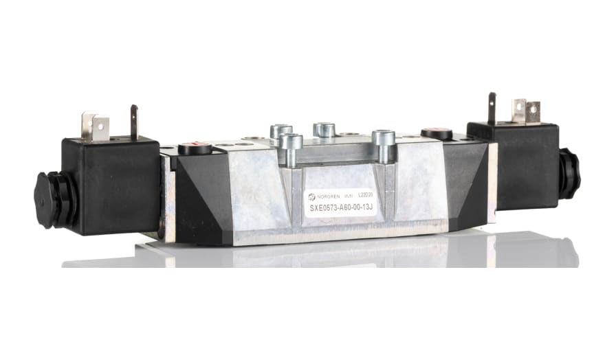 IMI Norgren 5/2 Pneumatic Solenoid Valve - Solenoid/Solenoid ISO Star Series 24V dc, SXE0573-A60-00-13J – Model: SXE0573-A60-00-13J