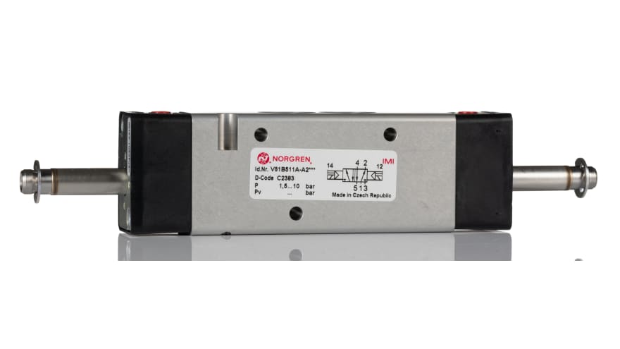 IMI Norgren Pneumatic Solenoid Valve - Solenoid/Solenoid V61 Series – Model: V61B511A-A2000