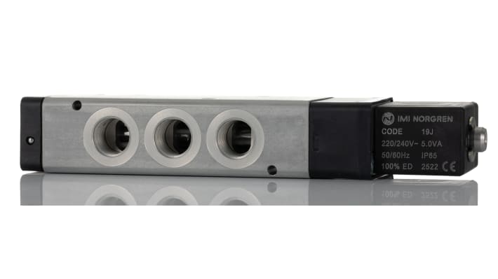 IMI Norgren Pneumatic Solenoid Valve - Solenoid/Air G 1/4 V61 Series 220 V ac, 240 V ac – Model: V61B513A-A219J