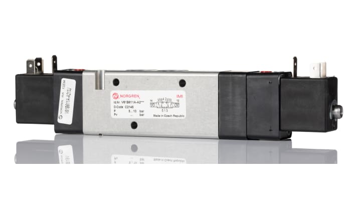 IMI Norgren Pneumatic Solenoid Valve - Solenoid/Solenoid V61 Series – Model: V61B611A-A213J