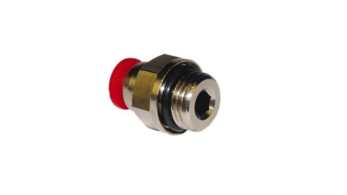 IMI Norgren Pneufit C Series Straight Threaded Adaptor, M5 Male to Push In 6 mm, Threaded-to-Tube Connection Style, – Model: C02250605