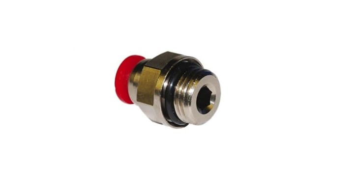 IMI Norgren Pneufit C Series Straight Fitting, G 3/8 Male to Push In 6 mm, Threaded-to-Tube Connection Style, C02250638 – Model: C02250638