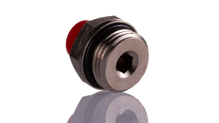 IMI Norgren Straight Fitting, G 1/2 Male to Push In 8 mm, Threaded-to-Tube Connection Style – Model: C02250848
