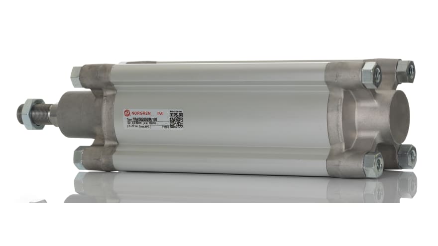 IMI Norgren Double Acting Cylinder - PRA/802000/M, 80mm Bore, 160mm Stroke, ISOLine Series, Double Acting – Model: PRA/802080/M/160