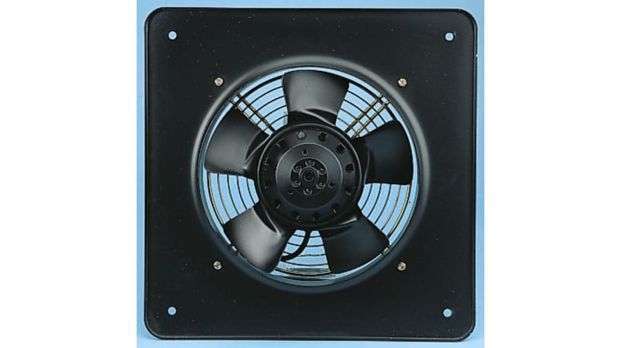 ebm-papst W4S200 Series Axial Fan, 230 V ac, AC Operation, 375m³/h, 34W, 300mA Max, 312 x 312 x 55mm – Model: W4S200-DA02-02