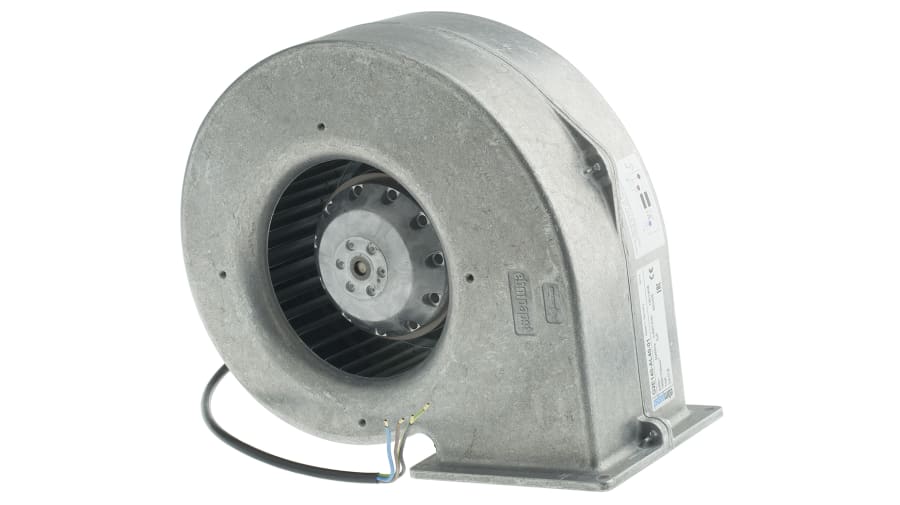 ebm-papst G2E140 Series Centrifugal Fan, 230 V ac, 385m³/h, AC Operation, 247 x 226 x 130mm – Model: G2E140-AL40-01