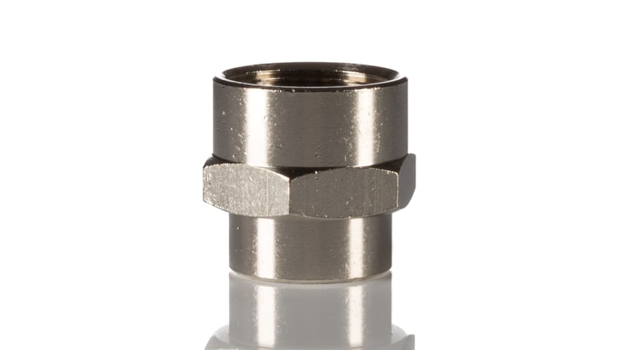 Norgren 16 Series Straight Fitting, G 3/4 Female to G 1/2 Female, Threaded Connection Style – Model: 160226848