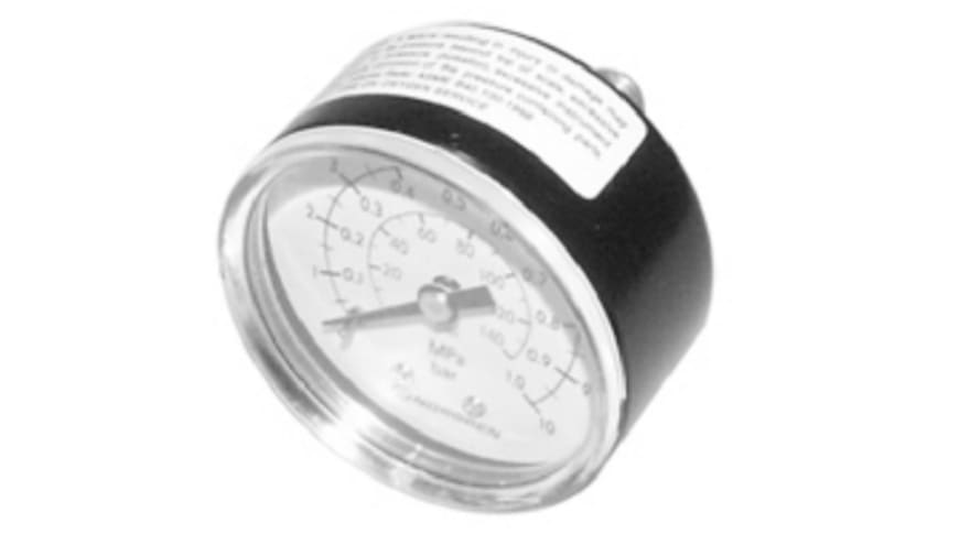 Norgren G 1/4 Analogue Analogue Positive Pressure Gauge 16bar Back Entry, 18-015-851, 0bar min. – Model: 18-015-851