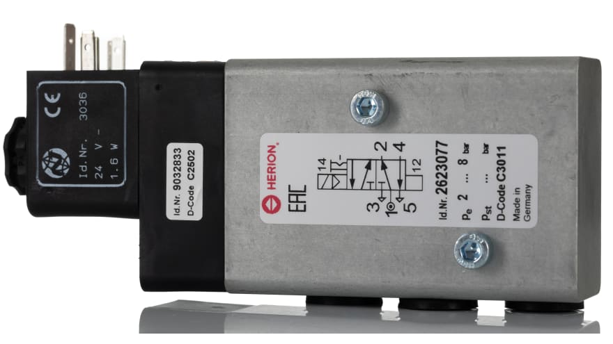 Norgren Pneumatic Solenoid Valve - Solenoid/Air G 1/4 26230 Series