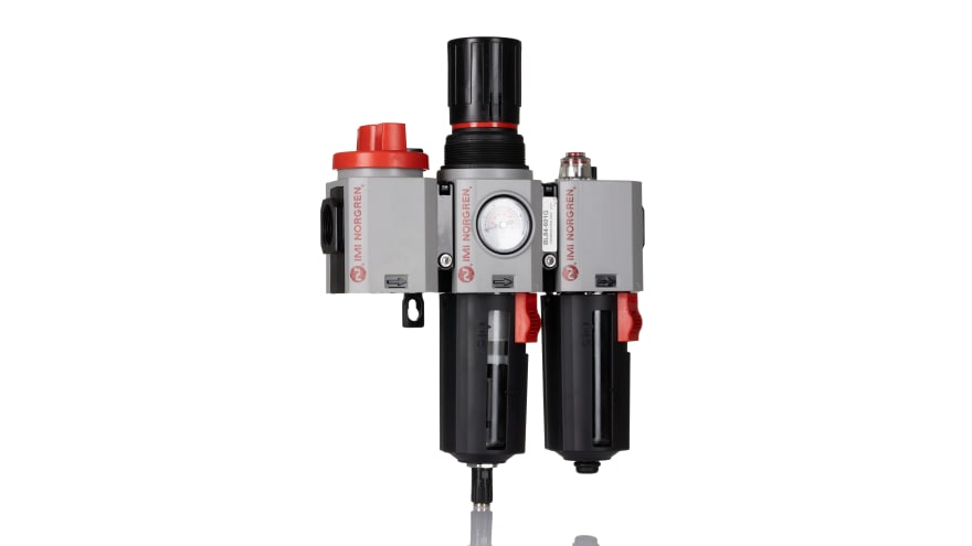 Norgren G 3/4 Filter Regulator Lubricator, Automatic Drain, 40μm Filtration Size - Yes – Model: BL84-601G