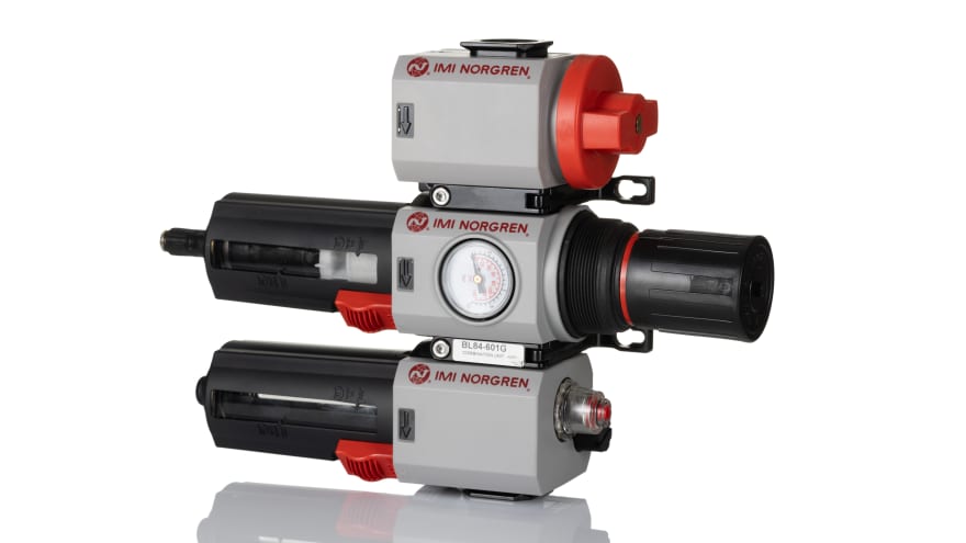 Norgren G 3/4 Filter Regulator Lubricator, Automatic Drain, 40μm Filtration Size - Yes – Model: BL84-601G