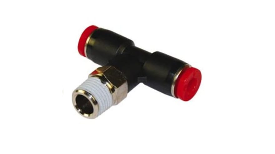 Norgren, Push In 8 mm to Push In 8 mm, Threaded-to-Tube Connection Style – Model: C01670838