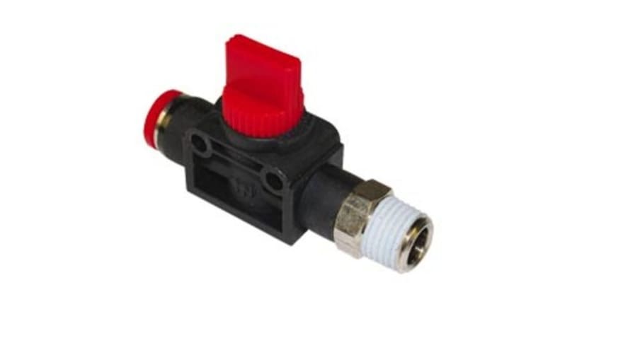 Norgren Shunt off valve Pneumatic Manual Control Valve Pneufit C Series, 3/8 – Model: C01GH1238