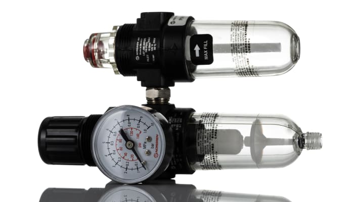 IMI Norgren G 1/4 Filter Regulator Lubricator, Automatic Drain, 40μm Filtration Size – Model: P1H-200-A3QG