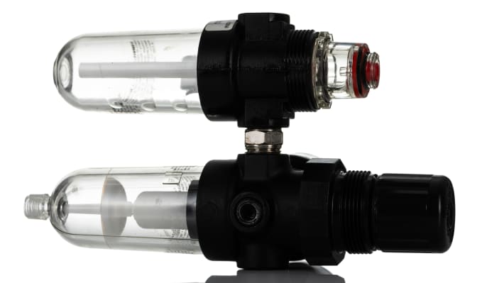 IMI Norgren G 1/4 Filter Regulator Lubricator, Automatic Drain, 40μm Filtration Size – Model: P1H-200-A3QG