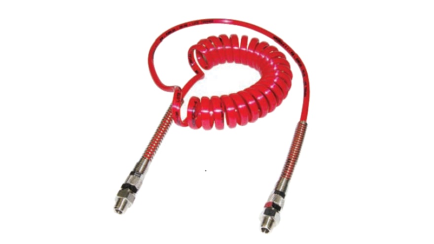 IMI Norgren 2m, Polyurethane Coil Tubing with Connector, with R 1/4 connector – Model: PU310800228
