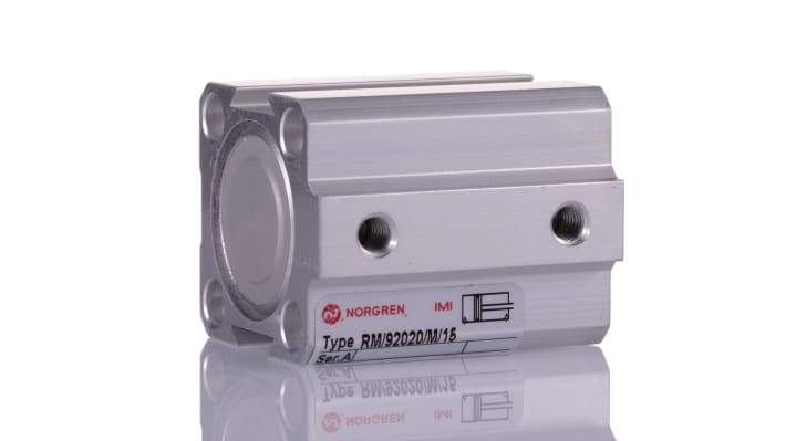 IMI Norgren Pneumatic Cylinder - 20mm Bore, 15mm Stroke, RM/92020/M Series, Double Acting – Model: RM/92020/M/15