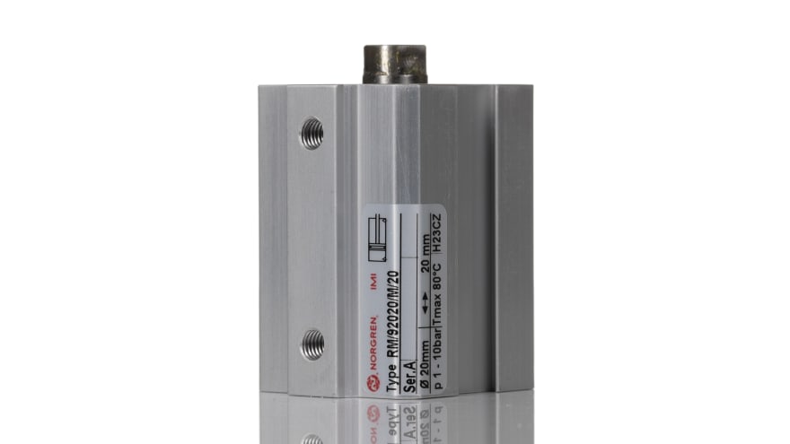 IMI Norgren Pneumatic Cylinder - RM/92000, 20mm Bore, 20mm Stroke, RM/92020/M Series, Double Acting – Model: RM/92020/M/20