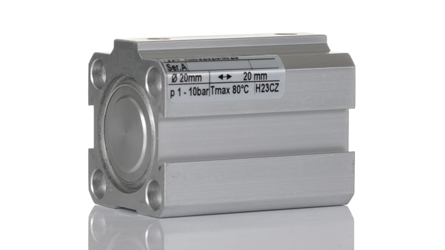 IMI Norgren Pneumatic Cylinder - RM/92000, 20mm Bore, 20mm Stroke, RM/92020/M Series, Double Acting – Model: RM/92020/M/20