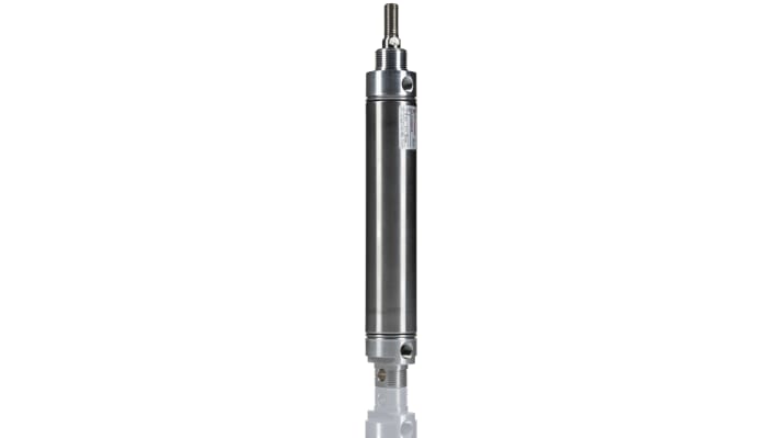 IMI Norgren Pneumatic Roundline Cylinder - RT/57232/M/125, 32mm Bore, 125mm Stroke, RT/57200/M Series, Double Acting – Model: RT/57232/M/125