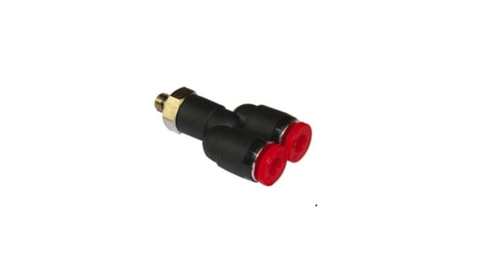 IMI Norgren, Push In 10 mm to Push In 10 mm, Threaded-to-Tube Connection Style – Model: C02881028
