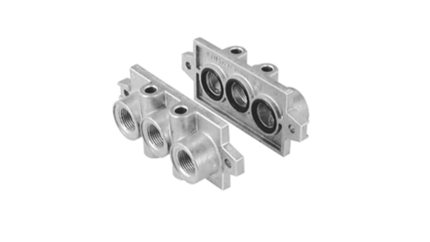 IMI Norgren CQM series G 1 Sub Base – Model: CQM/22456/3/22