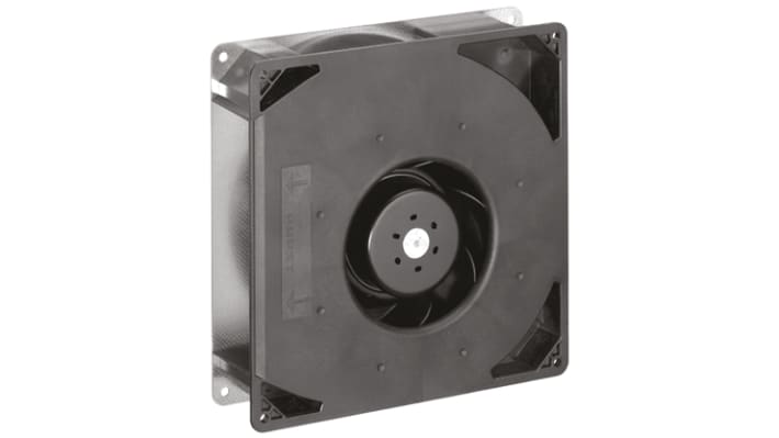 ebm-papst RG 160 N Series Centrifugal Fan, 24 V dc, 209m³/h, DC Operation, 220 x 220 x 56mm – Model: RG160-28/14N