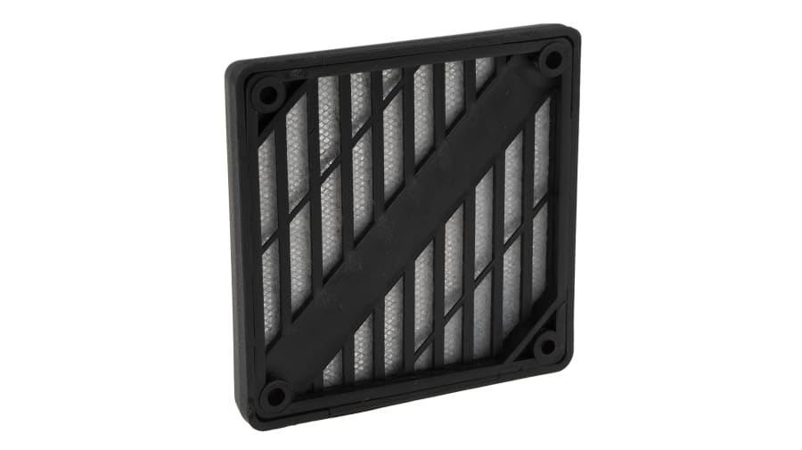 ebm-papst Fan Filter for 80mm Fans, PET Filter, Plastic Frame, 86.5 x 86.5mm – Model: PMFA80T