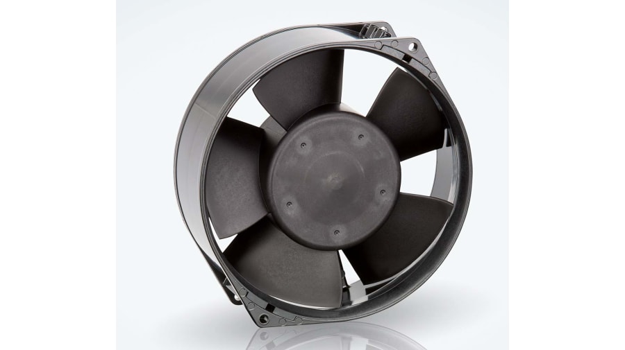 ebm-papst 7200 N Series Axial Fan, 24 V dc, DC Operation, 360m³/h, 12W, 500mA Max, IP20, 150 x 55mm – Model: 7214N