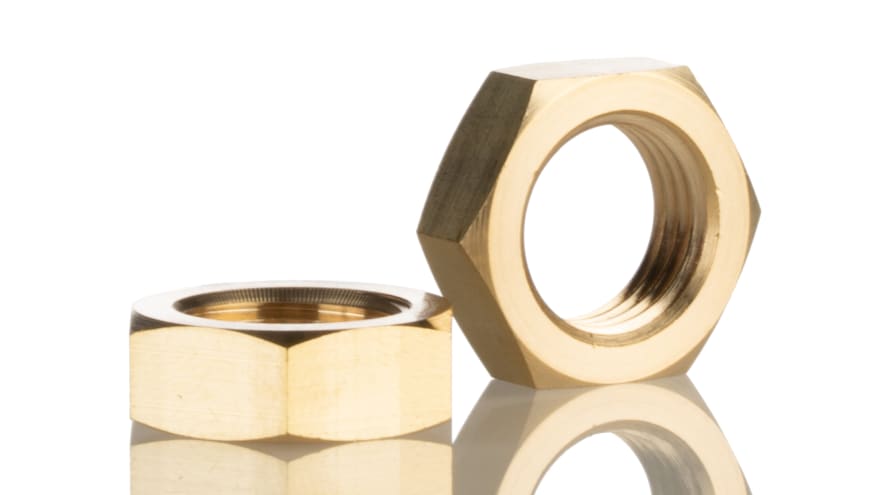 Norgren G 1/4 Brass Tubing Nut – Model: 222F10028