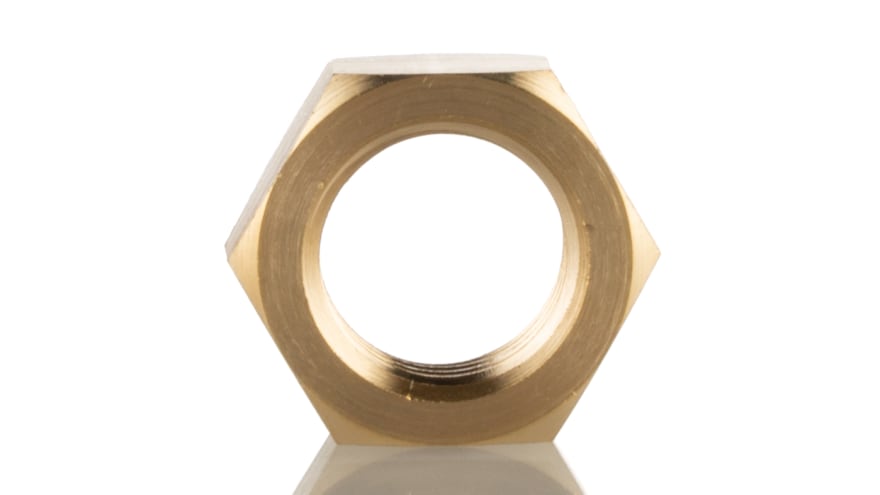 Norgren G 1/4 Brass Tubing Nut – Model: 222F10028