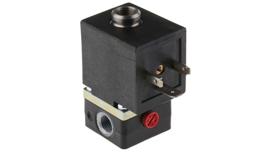 Norgren 2/2 Pneumatic Solenoid Valve - Solenoid/Spring G 1/8 V03 Series 24V dc – Model: V03A286J-B613A