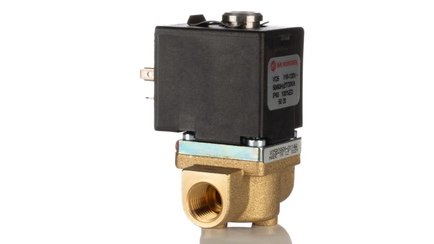 Norgren 2/2 Pneumatic Solenoid Valve - Solenoid/Spring G 1/4 V04 Series 110→120V ac – Model: V04B286M-B428A