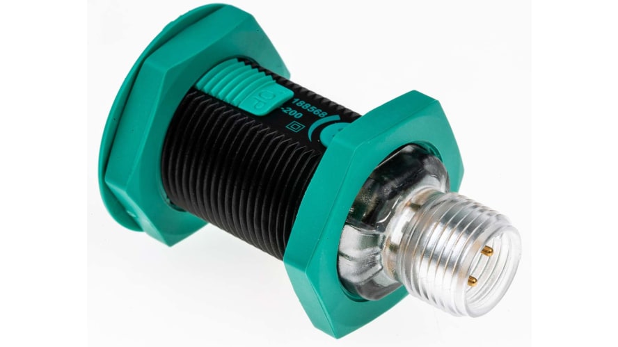 GLV18-8-200/73/120, Pepperl + Fuchs Diffuse Photoelectric Sensor, Barrel Sensor, 200 mm Detection Range – Model: GLV18-8-200/73/120