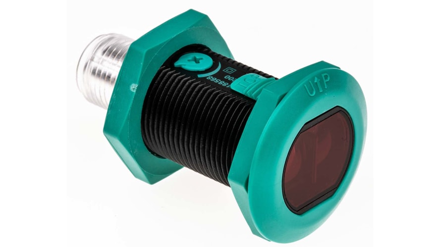 GLV18-8-200/73/120, Pepperl + Fuchs Diffuse Photoelectric Sensor, Barrel Sensor, 200 mm Detection Range – Model: GLV18-8-200/73/120