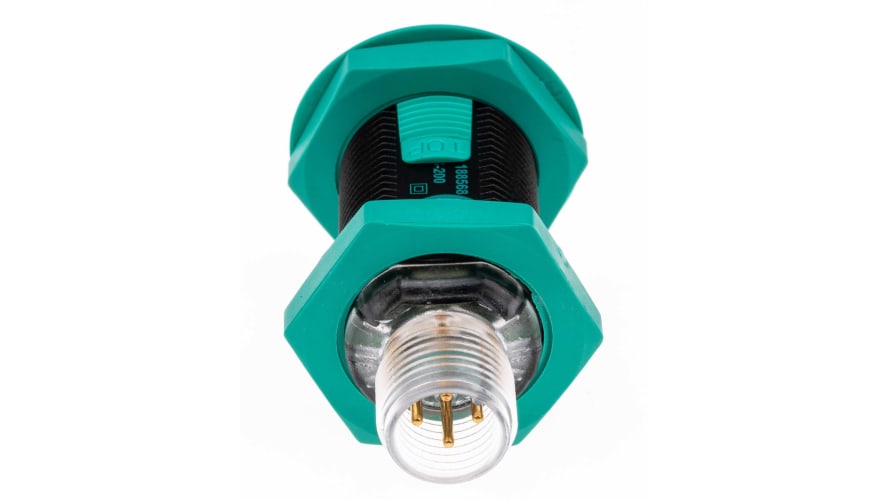 GLV18-8-200/73/120, Pepperl + Fuchs Diffuse Photoelectric Sensor, Barrel Sensor, 200 mm Detection Range – Model: GLV18-8-200/73/120