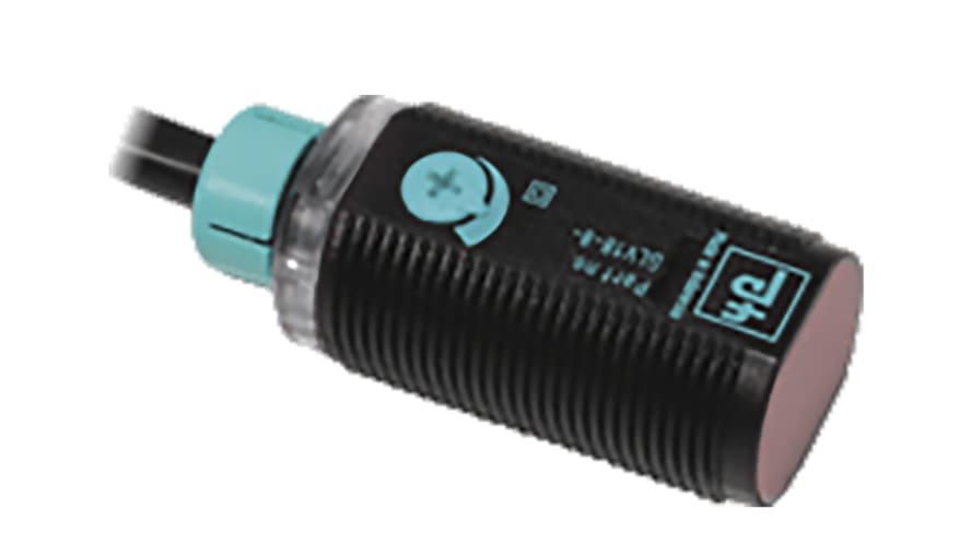 GLV18-8-450/115/120, Pepperl + Fuchs Diffuse Photoelectric Sensor, Barrel Sensor, 450 mm Detection Range – Model: GLV18-8-450/115/120
