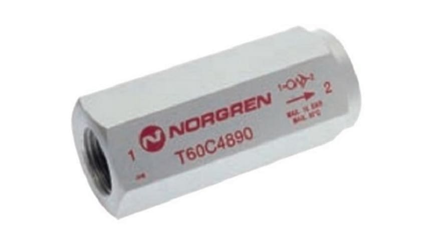 Norgren G 1/2 in Female Pneumatic Shut-Off Valve, 23.2L/s – Model: T60C4890