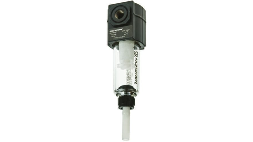 Norgren F72G series 40μm G 1/4 Pneumatic Filter with Semi Automatic drain – Model: F72G-2GN-ST3